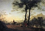 Aelbert Cuyp A Road near a River painting